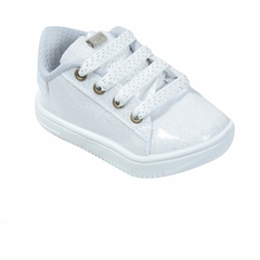 Zapatillas Urbanas Derby Brillos Blancas Baby Goosy (3281) - comprar online