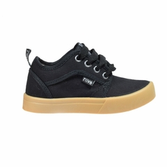 Zapatillas Urbanas Monterrey Negro Crepe Kids Rave (5342)