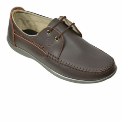 Zapatos Mocasin Cuero Marron (10492) - comprar online