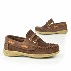 Zapatos Nauticos Gamuza Chocolate Baby Klivers (70033) - tienda online
