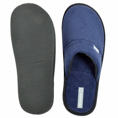 Pantuflas Lisa Azul Hombre Solanas (1324) en internet