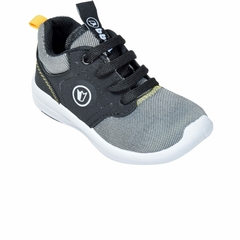 Zapatillas Tejidas Gris-Negro Baby Prowess (901412) - comprar online