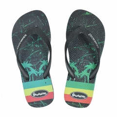 Ojotas Jamaica Negro Kids Hawaianas (80583)