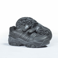 Zapatillas Colegiales Abrojo Negro Baby Plumitas (20761) - tienda online