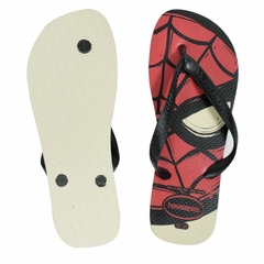 Ojotas Marvel Logomania Spider Beige Havaianas (469531) - comprar online