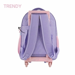 Mochila Carrito Lila 18P Trendy (276971) en internet