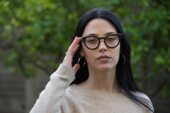 anteojos de madera y acetato para lentes de aumento Nomade