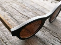 anteojos de sol de madera y acetato Nomade