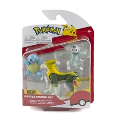 Action Figure Pokémon - Pack com Squirtle + Boltund + Machop - comprar online