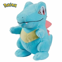 Pelúcia Pokemon Totodile Importada Crocodilo Tipo Água 19 Cm em