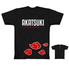 Camiseta Naruto Nuvem Akatsuki Símbolos Aldeias