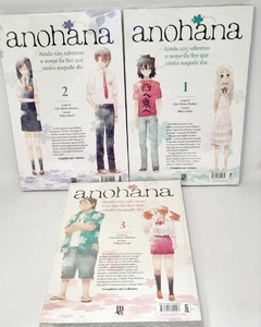 Coleção Anohana vols. 1 a 3 na internet