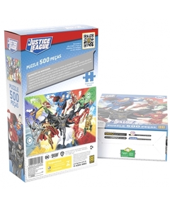 Puzzle 500 peças Liga da Justiça 2.0 - comprar online