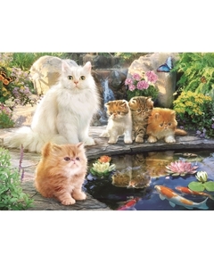 Puzzle 500 peças Duplo Gatos - comprar online