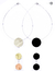 Collar 3 círculos vertical TRIO reversible - Sol D Joyería — tienda online