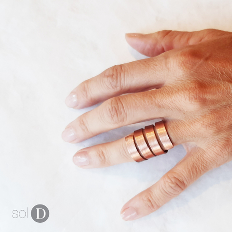 Anillo PAU cobre Sol D Joyeria tienda online