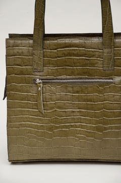 Cartera MANHATTAN Olive - TINA ALLÓ - MARROQUINERÍA Y CALZADO FEMENINO