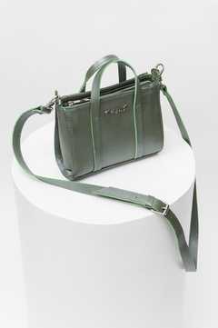 Cartera minibag SOPHIE Verde perlado - tienda online