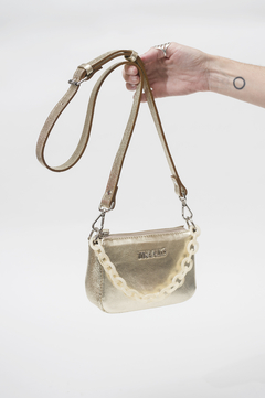Minibag GINA Oro Blanco - comprar online