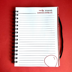 Cuaderno YENDO/ $8550 con transf / hojas rayadas con dibujo - tienda online