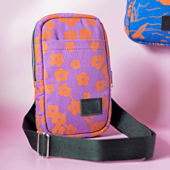 Minibag Estampado Violeta - comprar online