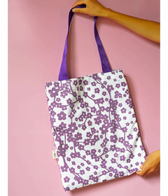 Totebag Margaritas Violeta - comprar online