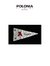 Cuadro bordado banderin atlanta - comprar online