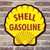 Cartel con forma impreso #15 Shell Gasoline