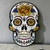 Cartel con forma impreso #06 Calavera Mexicana