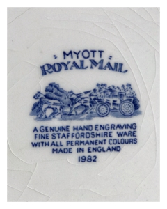 Plato hondo de loza inglesa Myott Royal Mail 22,5 cm - comprar online