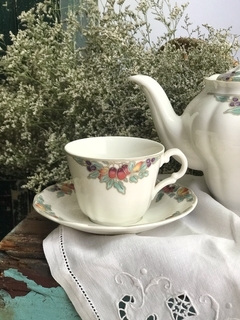 super oferta #2 trío de té de porcelana inglesa bone china Royal Doulton - comprar online