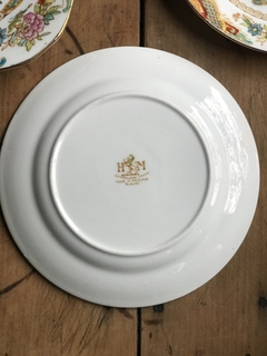 Plato de postre de porcelana inglesa bone china Sutherland 16 cm - comprar online