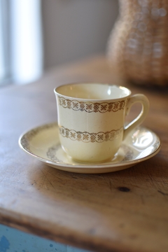 Taza de café con plato de loza inglesa Wilkinson - comprar online