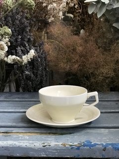 SUPER SALE Taza de té con plato de loza inglesa grindley creampetal