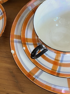 OFERTA trío de té de porcelana japonesa chip en taza y platos en internet