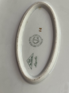 OFERTA fuente oval de porcelana chip por debajo - comprar online