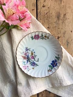 Plato de té de porcelana española Bidasoa 14 cm