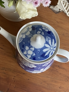 Tetera de porcelana Marly Blue garden (detalle ver foto 3) - comprar online