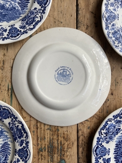 Platos playos de loza hotsell