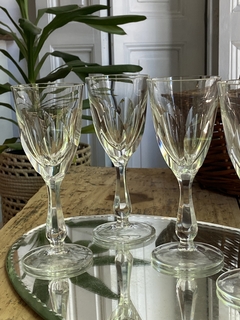 10 copas de cristal para vino (miden 17,5 cm de alto x 7 cm de diámetro) - comprar online