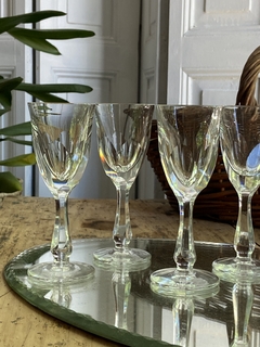 9 copas de cristal para vino dulce (miden 14 cm de alto x 5,5 cm de diámetro) - comprar online