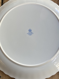 Plato masitero de porcelana inglesa Queen Charlotte - comprar online