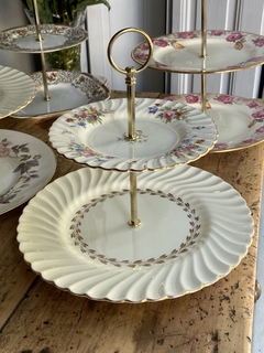 Masitero doble con platos de porcelana inglesa Minton (27 y 18 cm) en internet