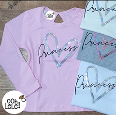 Remera Lentejuelas Princess T-4