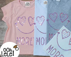 Remera Lentejuelas Heart T-4