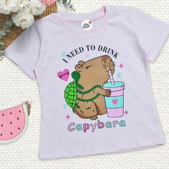 Remera Capybara Drink - Ooh! Lele