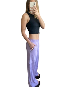 PANTALON CARGO DE LINO en internet