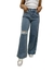 JEANS WIDE CON ROTURA LBA