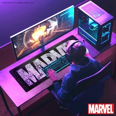 Marvel Pad Gamer Alfombrilla grande para mouse Avengers (Black Marvel)