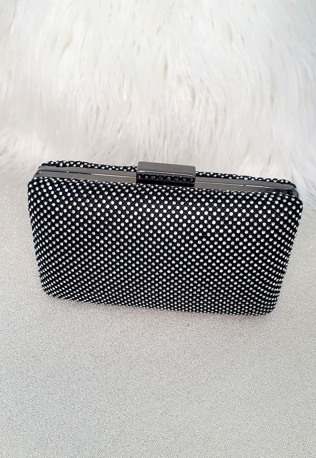 Bolsa Biso Clutch Preta com Strass Comprar em Biso